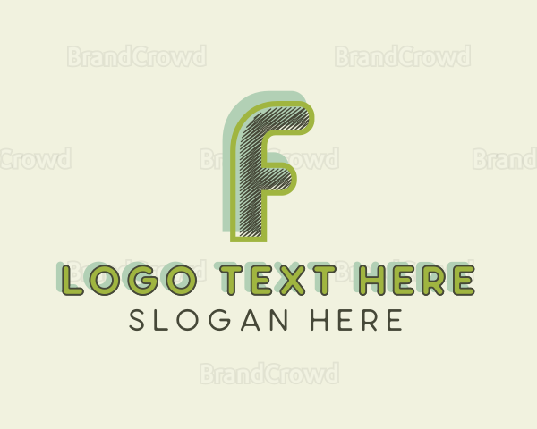 Generic Business Letter F Logo