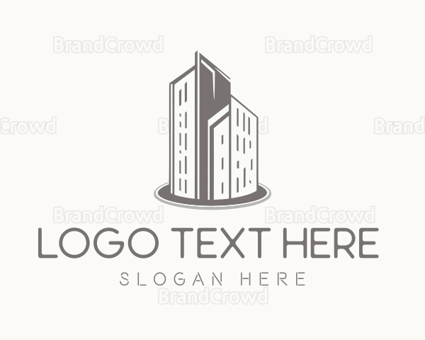 Skyscraper Office Building Logo