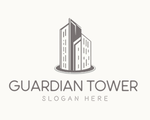 Skyscraper Office Building logo design