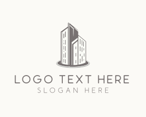 Office - Skyscraper Office Building logo design