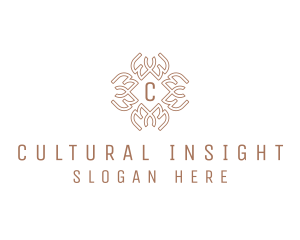 Celtic Pattern Wreath logo design