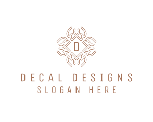 Celtic Pattern Wreath logo design