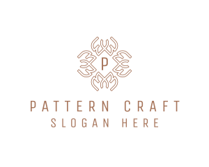 Celtic Pattern Wreath logo design