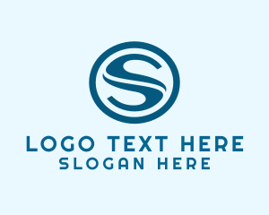 Utility - Generic Water Business Letter S logo design