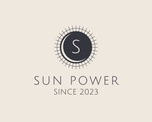 Sun Moon Eclipse logo design