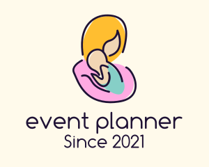 Mother - Colorful Mother & Baby logo design