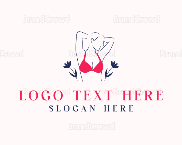 Bikini Bra Lingerie Logo
