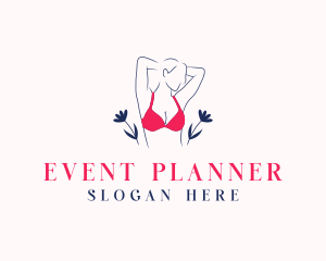 Swimsuit - Bikini Bra Lingerie logo design