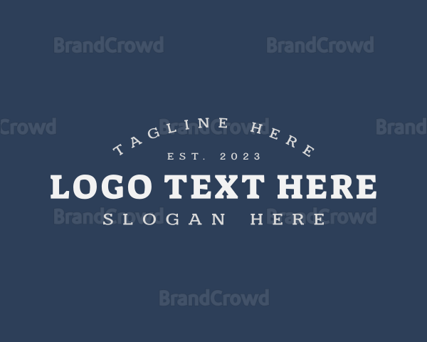 Rustic Masculine Business Logo