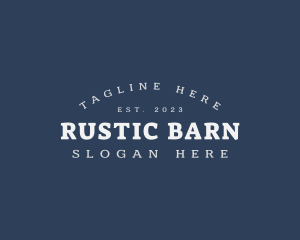  Rustic Masculine Business logo design