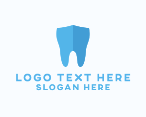 Molar - Dental Tooth Shield logo design