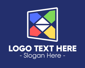 Colorful Geometric Shapes Logo