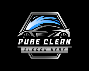 Car Wash Vehicle Cleaning logo design