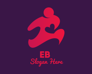 Running - Healthy Heart Runner logo design