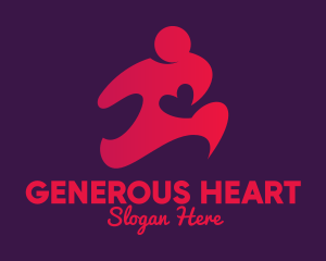 Healthy Heart Runner logo design