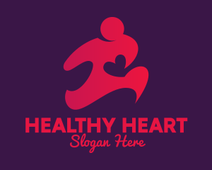 Healthy Heart Runner logo design