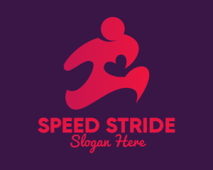 Runner - Healthy Heart Runner logo design