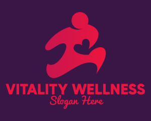 Healthy Heart Runner logo design