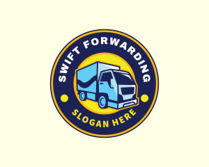 Delivery Truck Logistics logo design