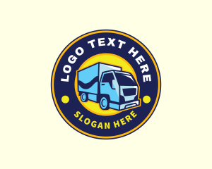 Delivery Truck Logistics Logo