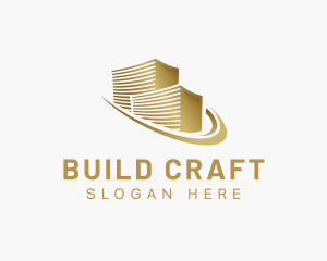 Building Condominium Property logo design