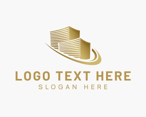 Condo - Building Condominium Property logo design