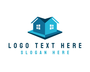 Subdivision - House Property Realty logo design