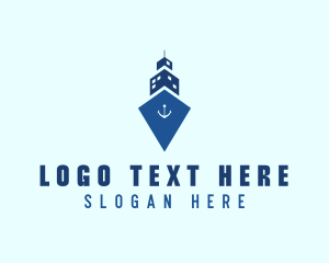 Building - Cruise Ship Tower logo design