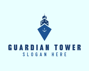 Cruise Ship Tower logo design