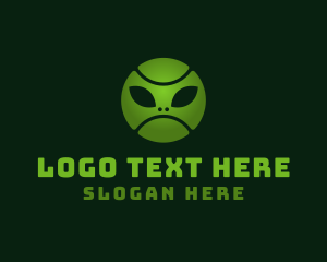 Mutant - Alien Baseball Ball logo design