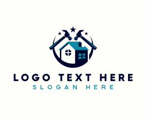 Residential - Hammer Construction Repair logo design