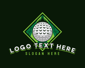 League - Golf Sport Competition logo design