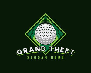 Golf Sport Competition Logo