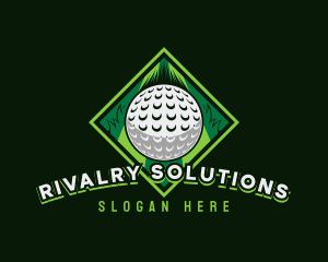 Golf Sport Competition logo design
