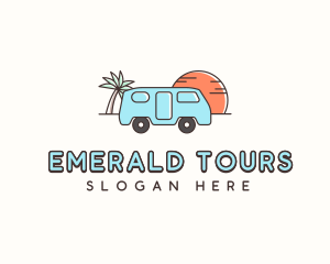 Camper Van Travel logo design