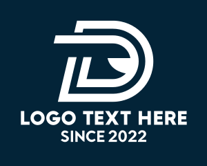 Machinery - Industrial Automotive Letter D logo design