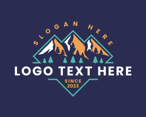 Outdoors - Mountain Summit Camp logo design