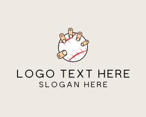 Softball - Baseball Slugger Sports Team logo design
