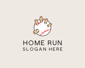 Baseball Slugger Sports Team  logo design