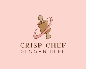 Baking Rolling Pin logo design