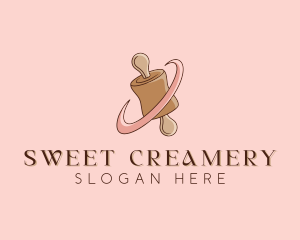 Baking Rolling Pin logo design