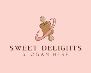 Baking Rolling Pin logo design