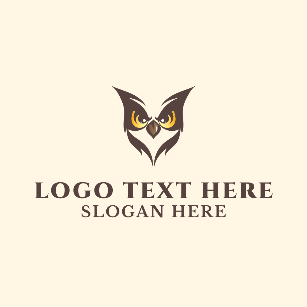 Safari Owl Eyes Logo | BrandCrowd Logo Maker