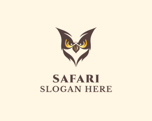 Safari Owl Eyes logo design
