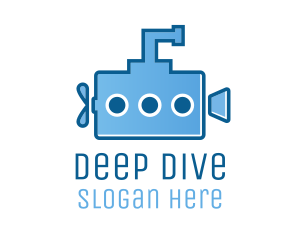 Submarine - Submarine Video Camera logo design