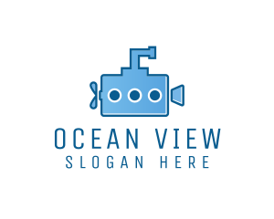 Submarine Video Camera logo design