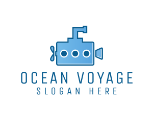 Submarine Video Camera logo design