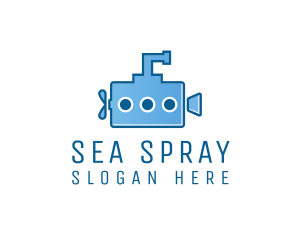 Submarine Video Camera logo design