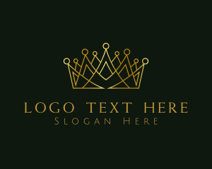 Luxury - Golden Luxury Crown logo design