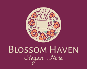 Floral - Floral Coffee Cafe logo design